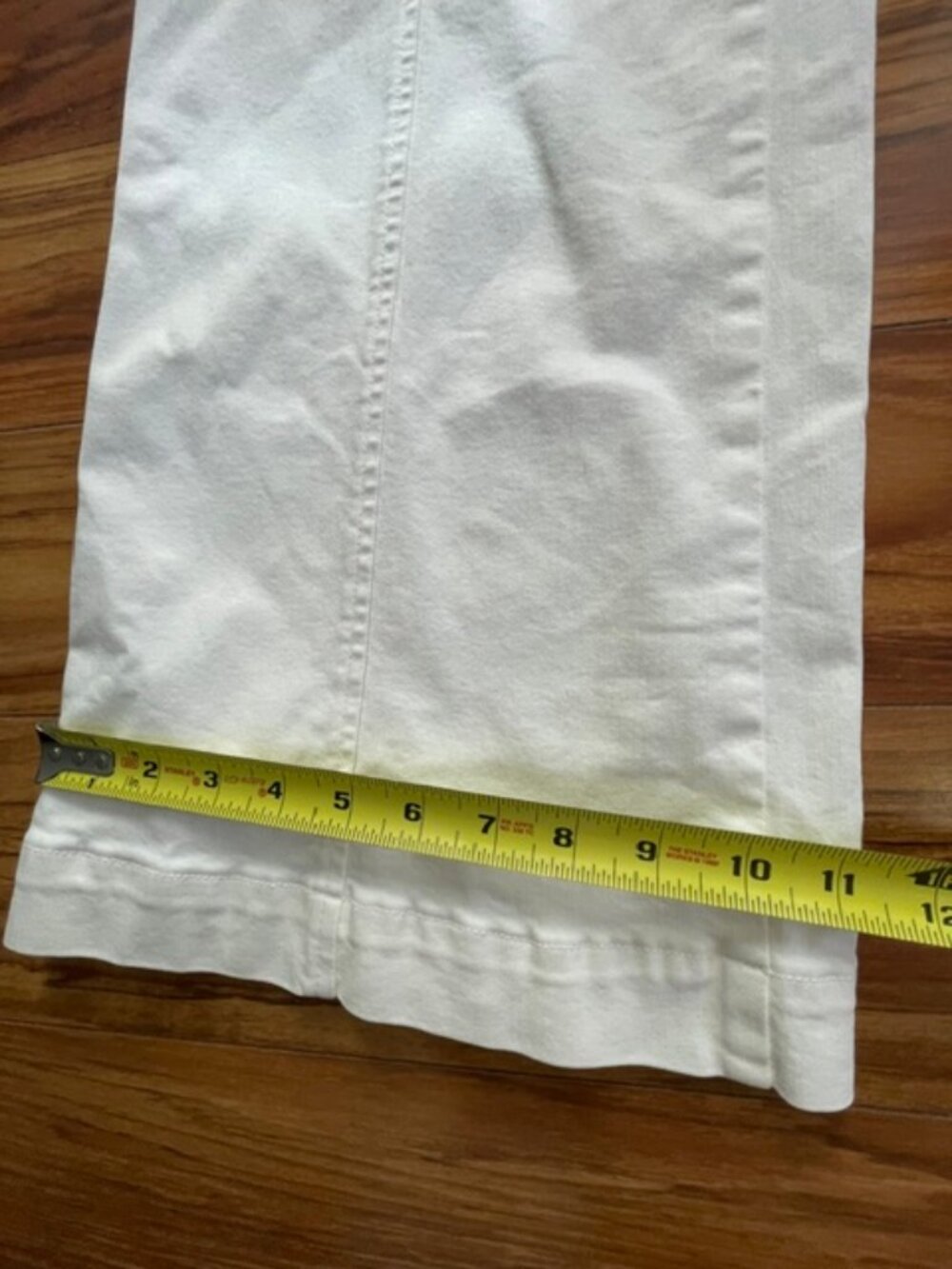 Spanx Women’s Wide-Leg Pullover Jeans, White, Size M - Picture 4 of 8